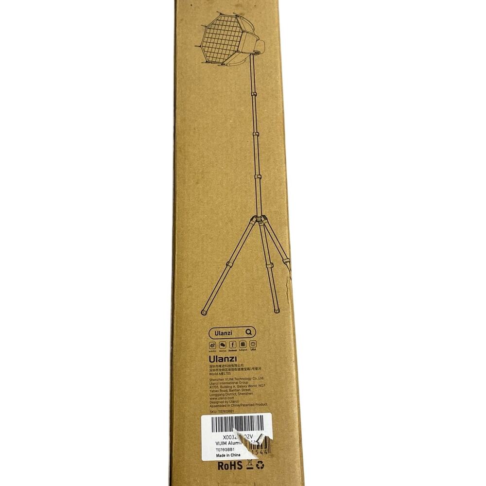 ​Ulanzi TT43 Adjustable Portable Tripod Reversible Light Stand for Soft Box